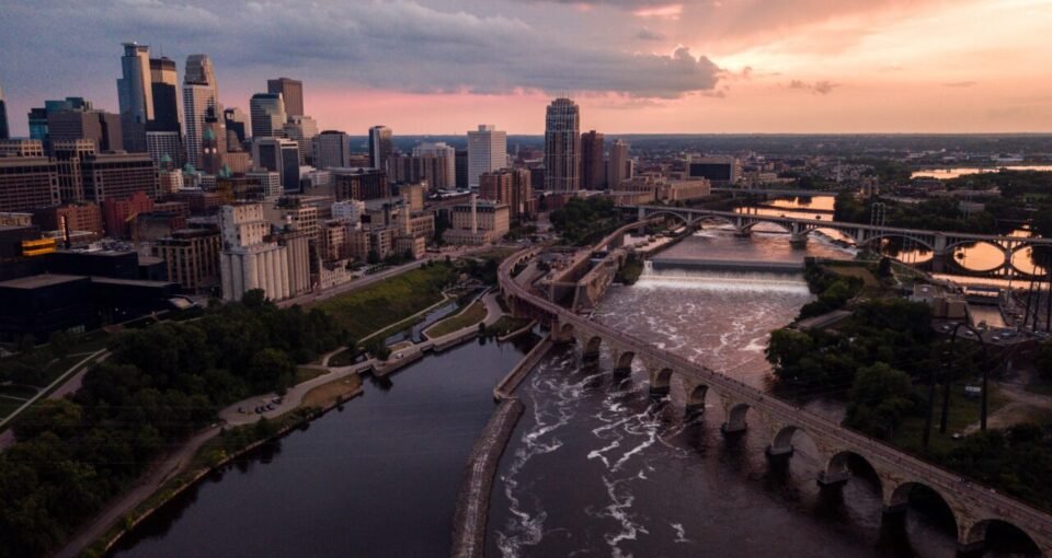 Aerial Photography Map of South St Paul, MN Minnesota